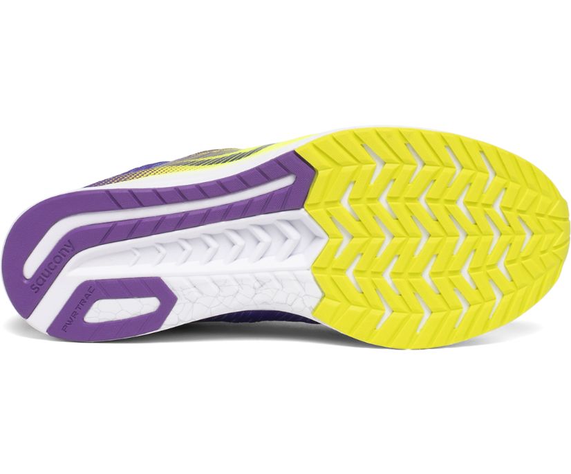 Saucony Fastwitch 9 Women's Running Shoes Yellow / Purple | Canada 128BEXC